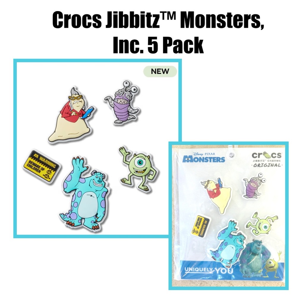 Crocs Jibbitz™ Monsters, Inc. 5 Pack